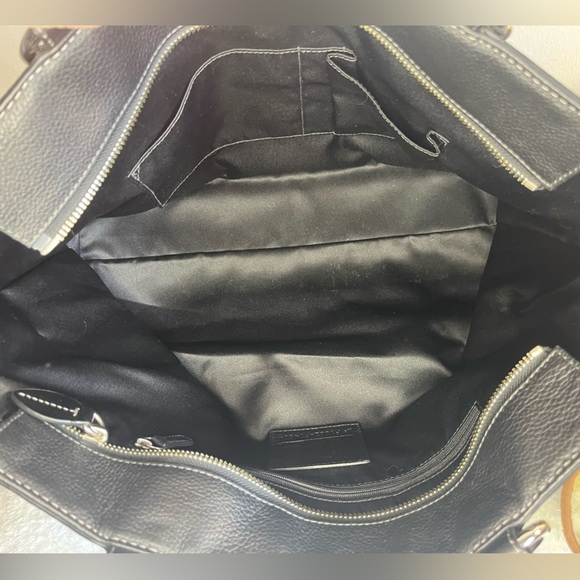 Coach Black Leather Shoulder Bag - Picture 11 of 15